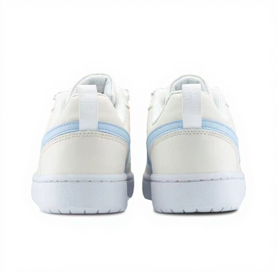【Custom Sneakers】 Nike Court Borough Low "Lazy Cat's Bakery" - Sea Salt Tart Dopamine Low-Top Women's Skate Shoes in Buttery Cream