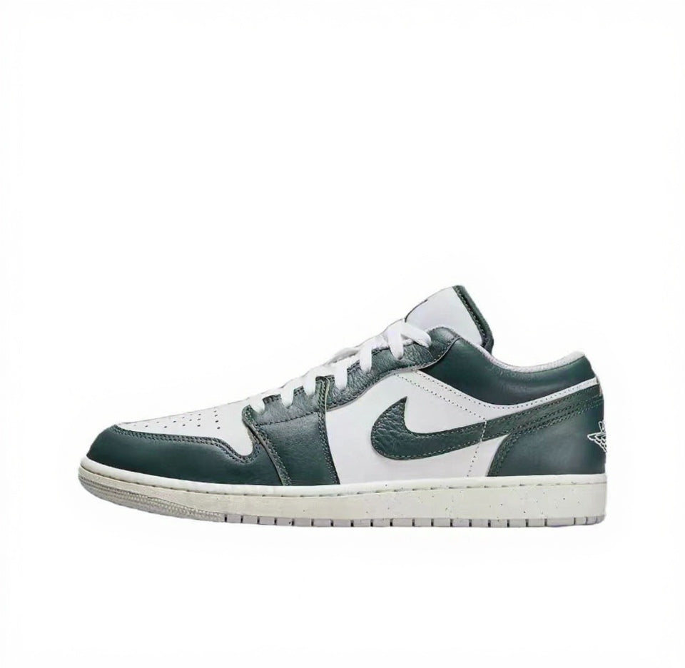 【Custom Sneakers】 Jordan Air Jordan 1 Low "Ocean's Heart" - Ombré Wave Decon Low-Top Retro Sneakers Unisex Celestial Blue with Anchor Splatter & Deluxe Gift Sleeve