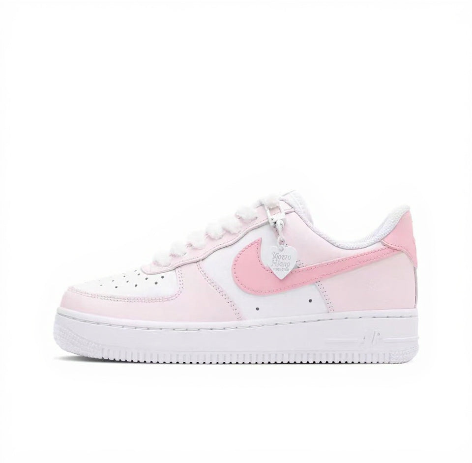 【Custom Sneakers】 Nike Air Force 1 Low "Sweet Peach Curd" - Dopamine Delight Low-Top Women's Skate Shoes in Peach Mousse Pink