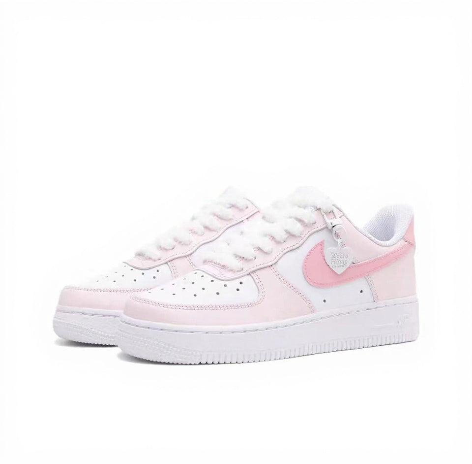 【Custom Sneakers】 Nike Air Force 1 Low "Sweet Peach Curd" - Dopamine Delight Low-Top Women's Skate Shoes in Peach Mousse Pink